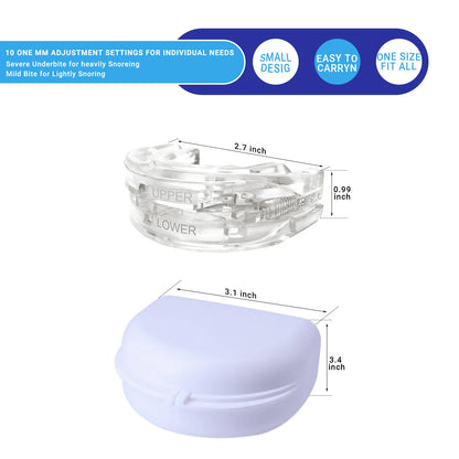 Anti Snoring Mouth Guard Adjustable Anti-Snoring Mouthpiece Sleeping Devices Bruxism Snoring Stopper Improve Sleep Mouthpiece