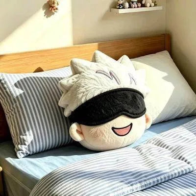Jujutsu Kaisen Satoru Gojo Anime Plush Toy Cute Body Pillow Seat Cushion Car Bedroom Decor Soft Plushie Merchandise