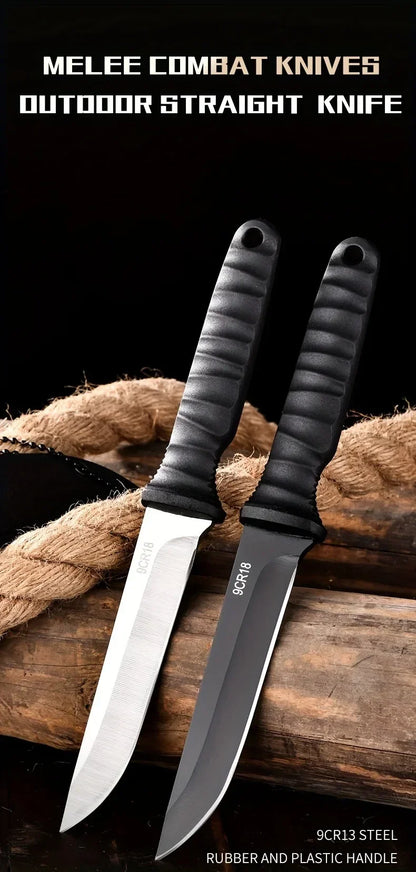 New Outdoor knife self-defense knife outdoor survival knife  high hardness one steel  portable mountaineering k