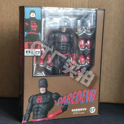 Genuine CT Toys Daredevil Figure Mafex 223 Black And Red Version Shf Action Figure Figurine Statue Movable Model Gifts Toys