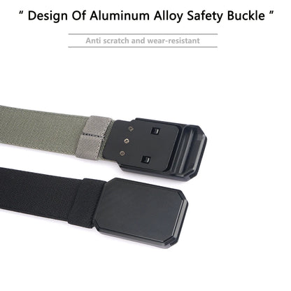 TUSHI Men Belt Aluminium Outdoor Hunting Tactical Multi Function Combat Survival High Quality Marine Corps Canvas For Nylon Male