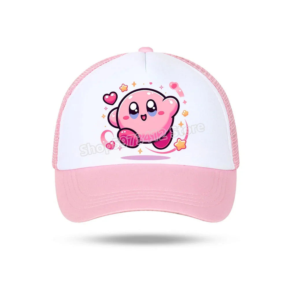 Star Kirbys Children Baseball Hat Cartoon Casuals Bonnet Outdoor Sports Sun Cap Peaked Caps Unisex Men Baby Kids Birthday Gifts