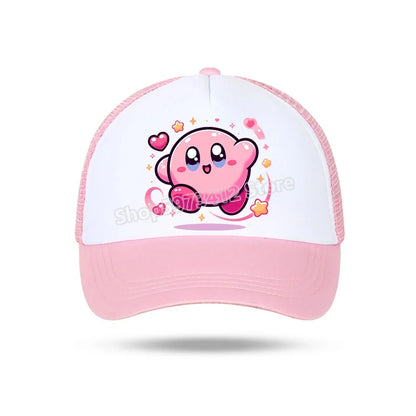 Star Kirbys Children Baseball Hat Cartoon Casuals Bonnet Outdoor Sports Sun Cap Peaked Caps Unisex Men Baby Kids Birthday Gifts