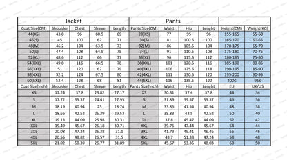 Black Pinstripe 3 Pieces Tuxedo Set Formal Men’s Suits and Separates Single Breasted Business Wedding Office Jacket+Vest+Pants