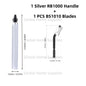 Deburring Tool Set RB1000 with Swivel Blades 1 or 11 PCS BS1010 BS1018 BK3010 BS3010 Metal Handle Deburr Tool Edge Burr Remove