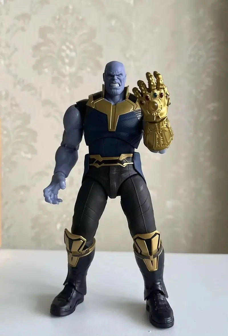 New In Stock Movie Marvel Heroes Avengers: Thanos Mobile Action Figure Model Desktop Ornament Holiday Surprise Gift For Fans