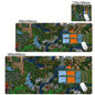 Gaming Laptops Keyboard Mat Desk Protector Gamer Mats Anime Heroes of Might and Magic 3 Map Deskmat Laptop Accessories Mouse Pad