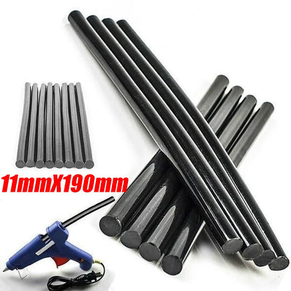 1/20pcs Car Hot Glue Stick Black Hot Melt Adhesive Glue Gun Silicone for Hot Gun 7mm /11mm for Kitchen Faucets Bathroom Items