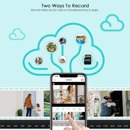 8MP 4G Camera Dual Lens Dual Screen Wireless WiFi Outdoor Surveillance Two-way Audio  Auto Tracking CCTV Cameras PTZ IP Cameras