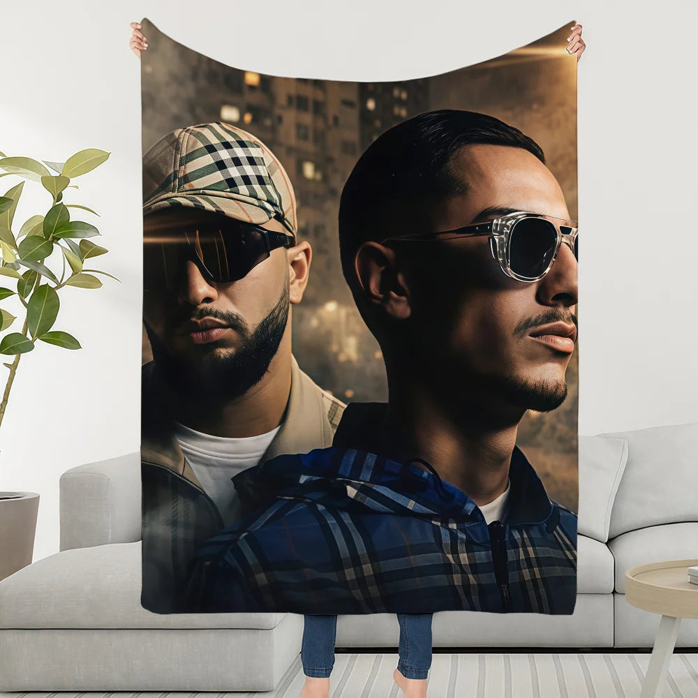 Blanket PASA Throw A-Aymo Super Cosy Plush Living QUE Room Sofa Couch Childish Birthday Gifts
