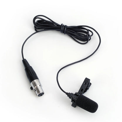 Large Range Sound-absorbing !! Pro Lavalier Lapel Mic For Shure Sennheiser AKG Wireless Bodypack 3 Pin 4Pin XLR 3.5mm Locking
