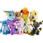 A set of combination sales Eevee Collection Pokemon Glaceon Leafeon Sylveon Plush  Espeon Umbreon Flareon Vaporeon Stuffed Doll