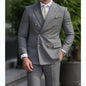 Smart Casual Wedding Men's Suits Slim Fit Tuxedo Blazer Set 2 Piece Formal Business Suit for Groom with Blazer And Pants