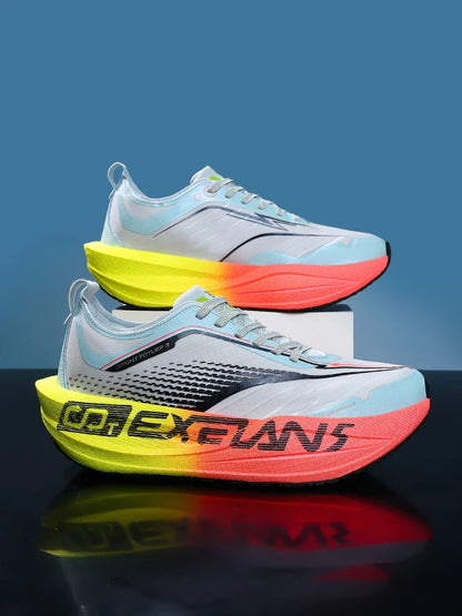 Men Running Shoes Carbon Board Marathon Speciality Sports Breathable Lightweight Women's Comfortable Athletic Sneakers