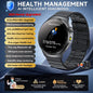 2026 New AI-Diagnosis Care Smartwatch ECG+PPG Accurate Uric Acid Blood Pressure Body Fat Five Organ Fitness Waterproof Smartwatc