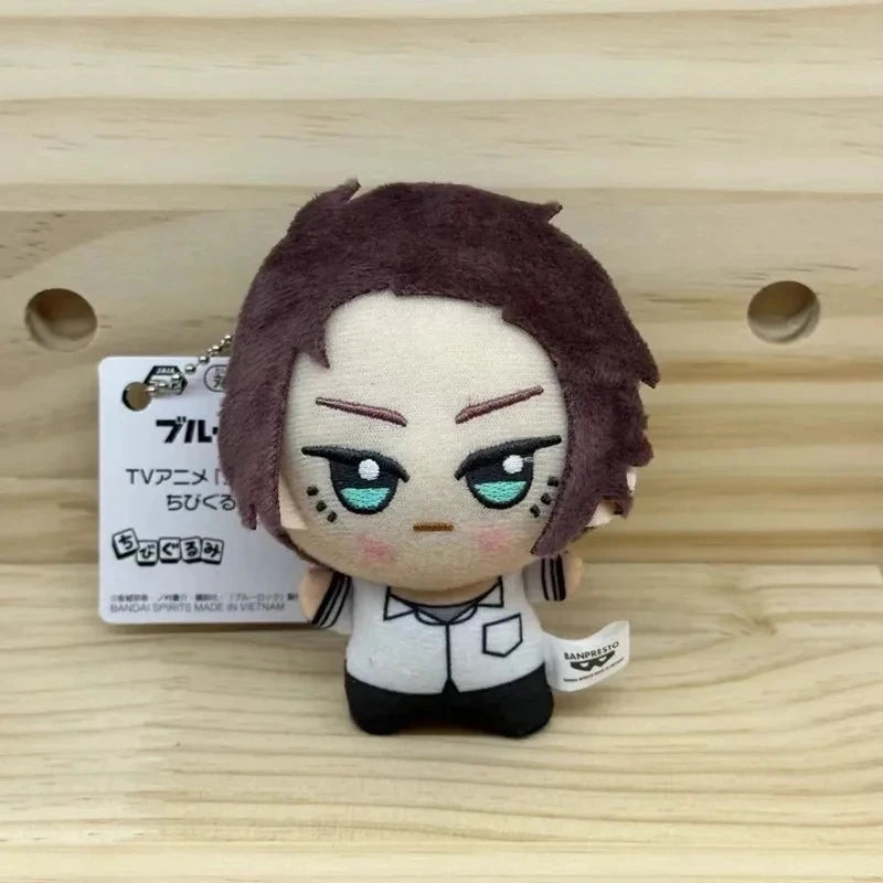 10cm New Blue Lock Plush Pendant KeyChain Yoichi Isagi Nagi Seishiro Mikage Reo Rin Itoshi Itoshi Sae Doll Toy Gift