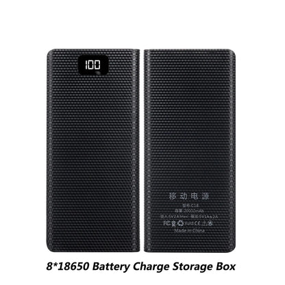 DIY 18650 Power Bank Case External 5V USB Type C Battery Charge Storage Box Shell Without Battery For iPhone Xiaomi Huawei