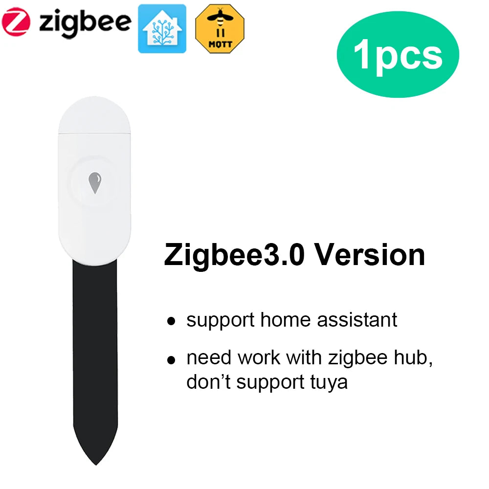 Zigbee Temperature Humidity Moisture Detector Smart Soil Tester Moisture Sensor Phone App RealTime Monitor for Home Garden