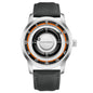 FOXBOX Watch Planet Design Fashion Floating Magnetic Pointer Free Ball Bearing Creative Simple Waterproof Quartz Watch for Men