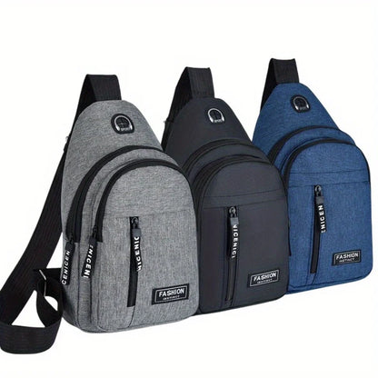 Multifunctional Outdoor Travel and Work Shoulder Bag - Unisex Casual Messenger Bag, Men's Chest Bag