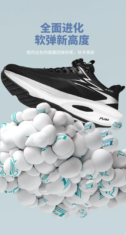 Men's breathable, non-slip, comfortable, shock-absorbing carbon plate running shoes, couple matching sports casual running shoes
