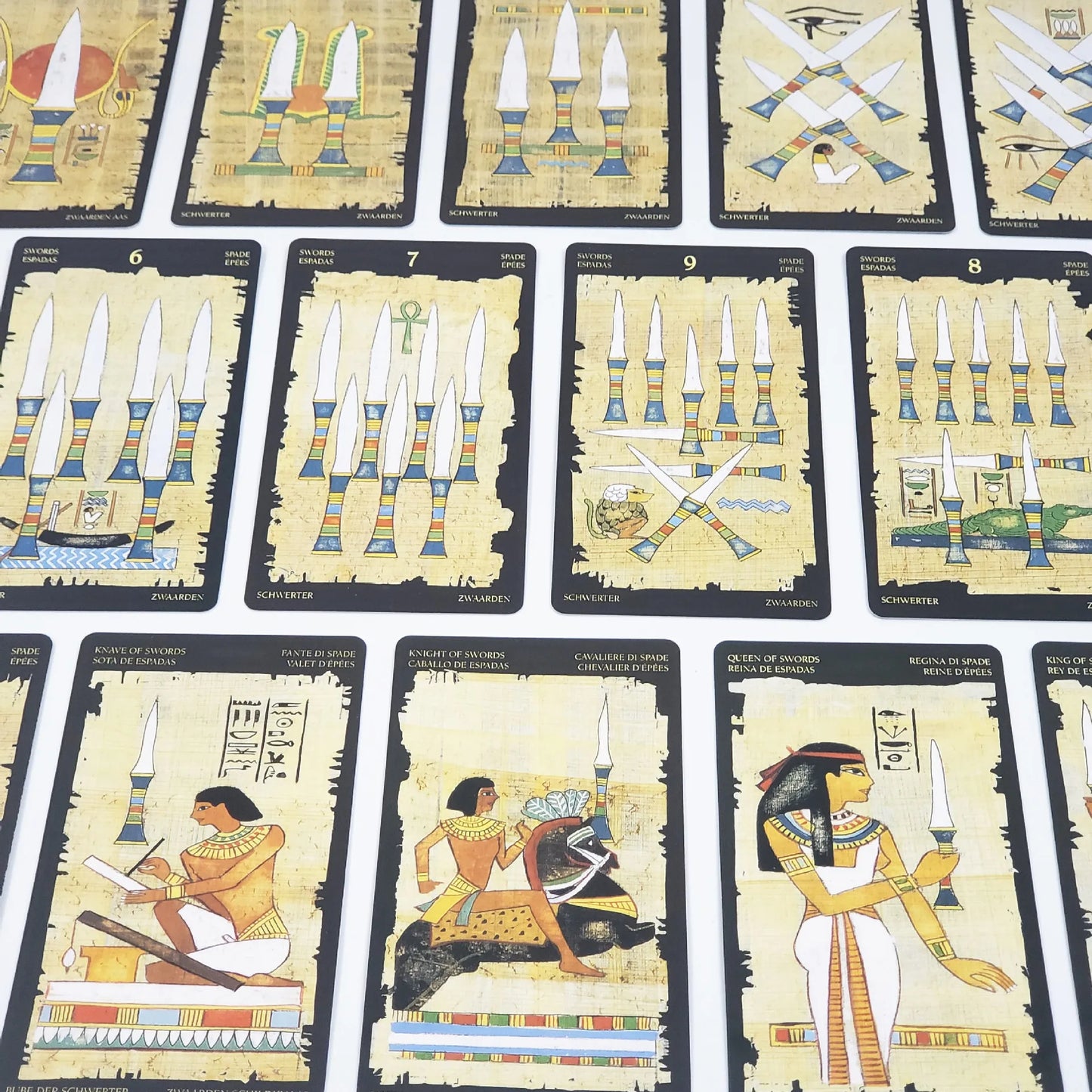 Egyptian Tarot cards board games
