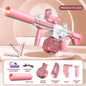 Water Gun Electric M416 Pistol Shooting Lighting Toy Gun Full Automatic Summer Pool Beach Toy For Kids Children Boys Girls Adult