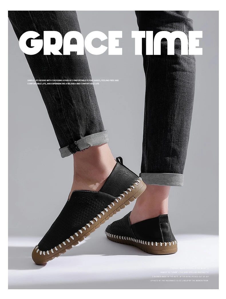 Men Shoes Handmade Casual Loafers Casual Shoes New Summer 2025 Loafers Men Zapatos De Hombre Tenis Masculino summer shoe for man
