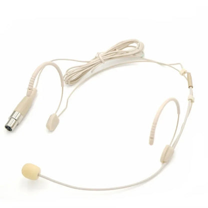 Double Earhook Mic Omnidirectional Headset Microphone For Sennheiser Shure AKG MiPro Audio Technica 4Pin 3Pin TA4F 3.5mm Lock