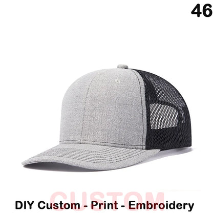 Fedoryn Custom Embroidery Baseball Cap for Men and Women DIY Design Mesh Cap LOGO Print Hat Quality Truck Hat Wholesale Unisex