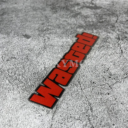 GTA Inspired Stickers, Block Font with Black Outline, Multi-color, Waterproof for Car, Fairing, Laptop & Gaming Gear