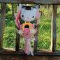 Anime Hello Kitty Cartoon Plush Bouquet Rose Flowers  Soft Plush Doll Home Wedding Decoration Christmas Valentine's Day Gift