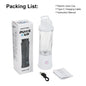 Portable Electric Juice Cup 15oz/450ml 12-Blade USB-C Mini Smoothie Blender Maker