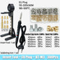 Heat Set Insert Nut Press Tool Brass Soldering Iron Tip Thread Injection Embedded Nuts and Stainless Steel Hex Socket Screw Kit
