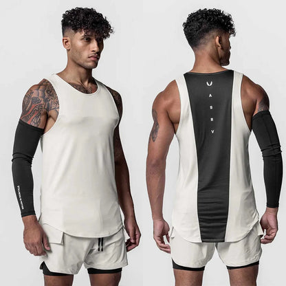 Summer men's vest gym clothing man Quick Drying tank tops Indoor fitness basketball vest Breathable men's clothing vest for man