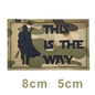 Cross Skull Finger Skeleton Tactical Clothes Vest Backpack Templar Knight Ride Bounty of Hunter Ranger Tags Magic Patch
