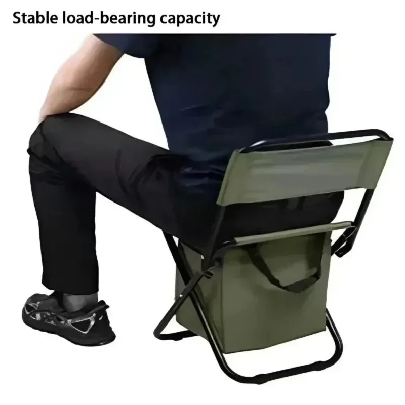 Detachable Portable Folding Fishing Chair Moon Chair Outdoor Camping Chairs Beach for Fishing Hunting Camping Travel Seat Tools