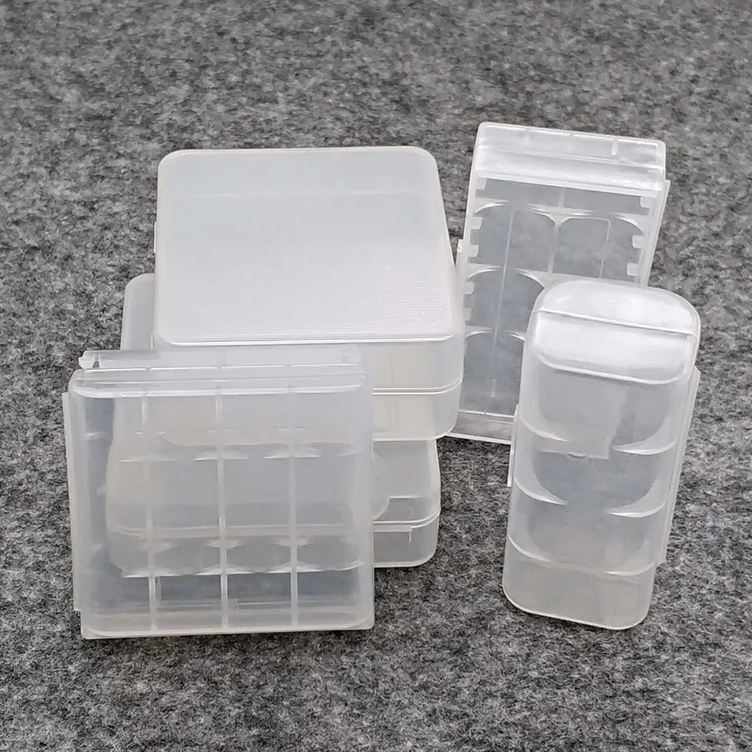 Durable 26650 18650 Battery Storage Box Hard Case Holder For 2/4 18650 4x AA 4xAAA Rechargeable Battery Power Bank Plastic Cases