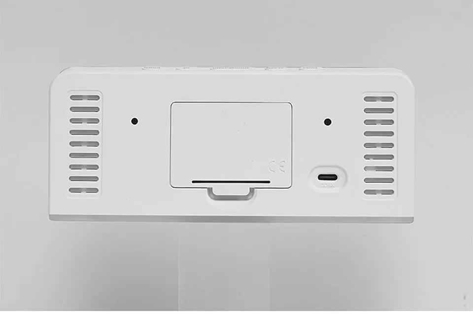 1 PCS Digital LED Alarm Clock With Date Display Dual Alarms Snooze Function Night Light 12H 24H Mode For Bedroom Desk Table