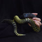 3D Printed Snake Rotatable Joints Snake Figurines Home Office Desktop Crafts Ornament Creative Home Garden Landscape Kids Gift