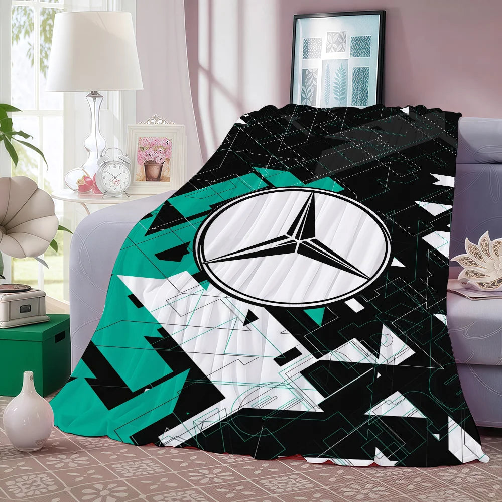 Fashion print Blanket For Sofa Office Bed Plane Travel Sleep Read Relax Camping Soft And Warm A-aMG