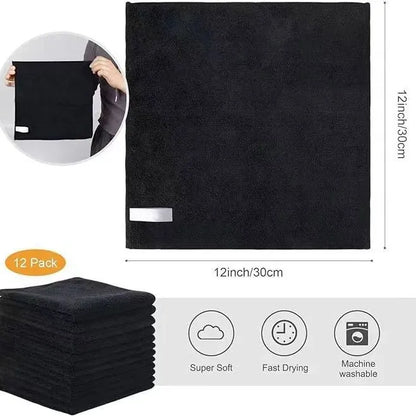 1/5/10/20pcs Kitchen Towel, Ultra-fine Fiber Light Gray Cleaning Cloth Set, Absorbent, Soft and Stain-removing Cloth Wholesale