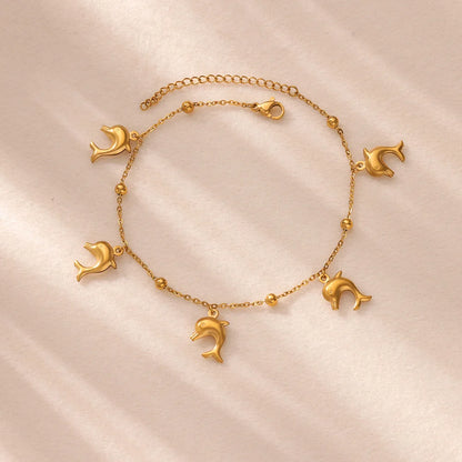 Stainless Steel Imitation Pearl Anklets for Women Gold Color Chain Ankle Bracelet Anklet Summer Beach Jewelry Accessories Gift