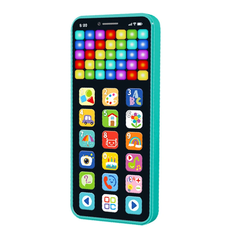 Children's Early Education Multimedia Tablet Color Screen USB Rechargeable Educational Toy with Music Features for Kids Learning