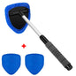 Telescopic Car Window Windshield Cleaning Brush Set Microfiber Window Glass Cleaner Car Window Cleaner Scraping Mist Eliminator