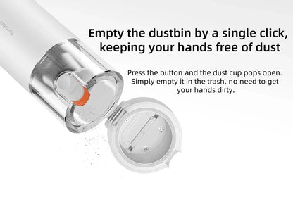 Original NEW MIJIA Portable Handheld Vacuum Cleaner For Home Car Mini Wireless Dust Catcher Collector 13000PA Cyclone Suction CN