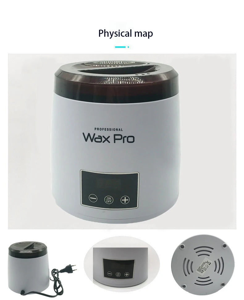 Electric Bone Glue Heater Hot Wax Machine Paraffin Pot Warmer Hair Removal Waxing Machine Wax-melt Epilator Digital Display