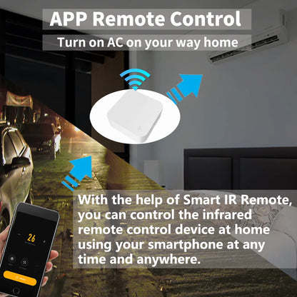 Tuya WiFi IR Remote Control With Multi-mode Gateway Zigbee Hub for Smart Home via APP Smart Life Work with Google Home Alexa