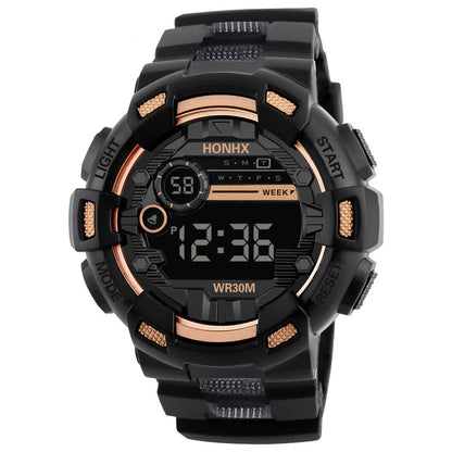 Fashion Men‘s Watch Waterproof Sports Digital Watches Men Large Dial Electronic Wristwatch Clock for Boys Child Reloj Hombre