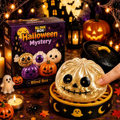Glitter Halloween Ghost Dumplings Squishy Soft Slow Rebound Resilience Decompression with Steamer Stuffed Skull-shaped Buns Gift